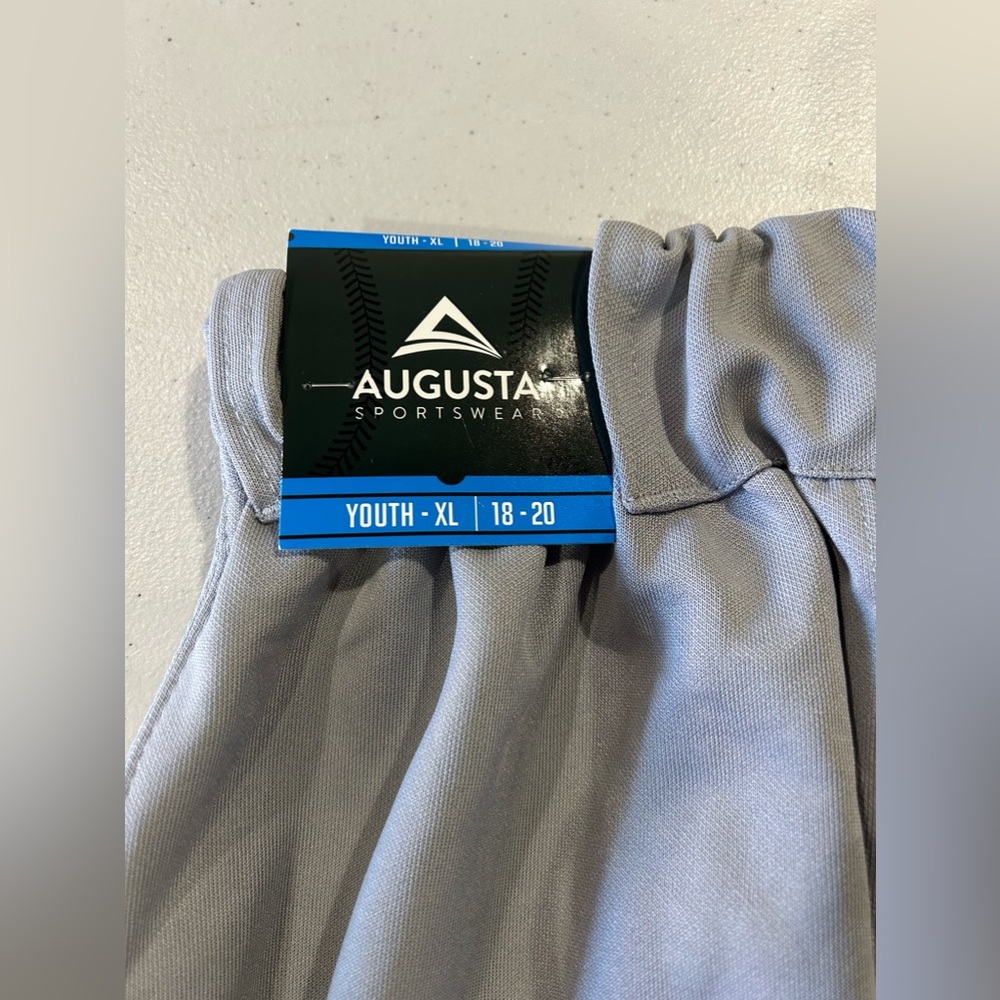 Augusta Sportswear Youth-Xl 18-20 Grey Softball/Baseball Pants